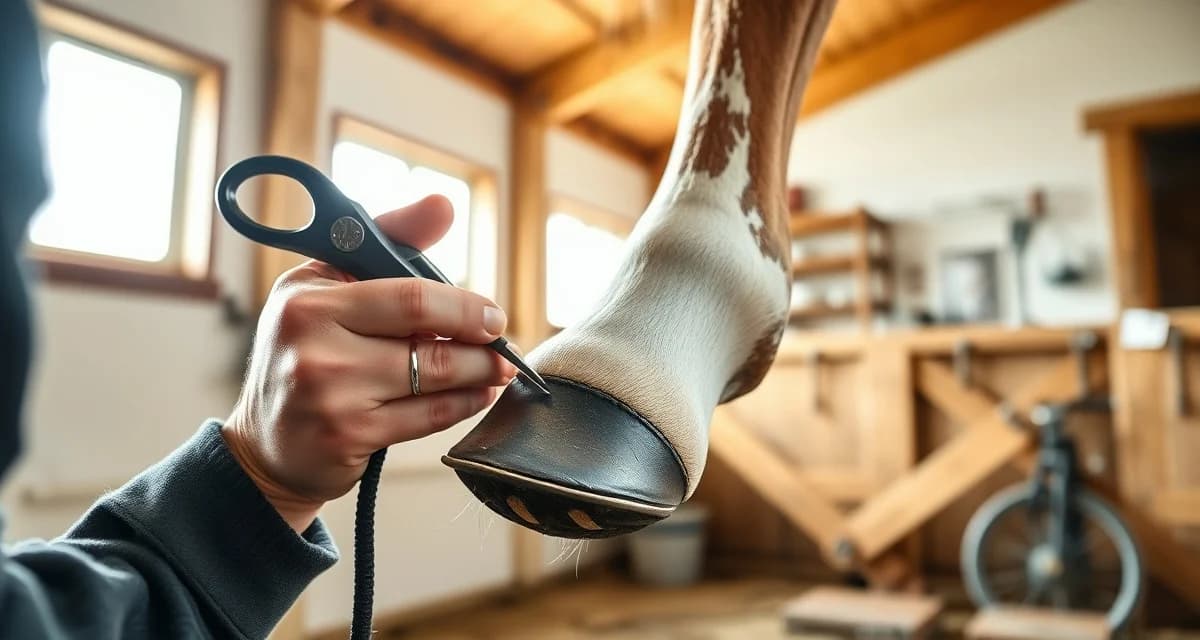 Farrier pricing strategy for profitable hoof care services Professional farrier setting competitive pricing rates for hoof care services based on actual business costs and regional benchmarks.