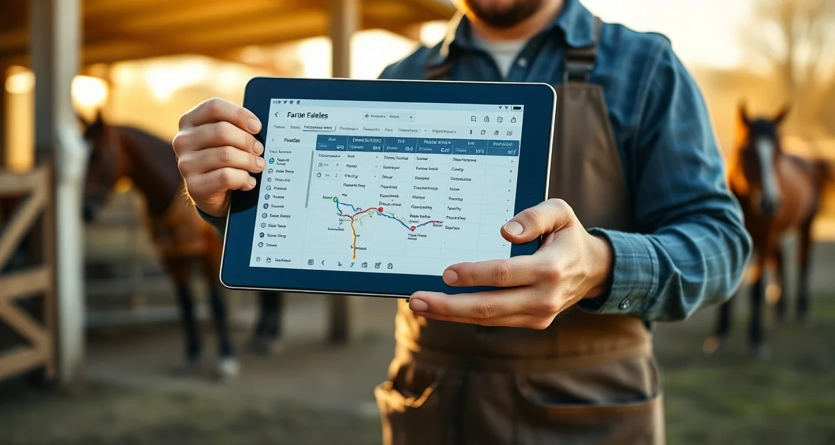 Route optimization tool for farrier scheduling Farrier route optimizer software displaying optimized appointment stops on digital map for efficient horse shoeing scheduling
