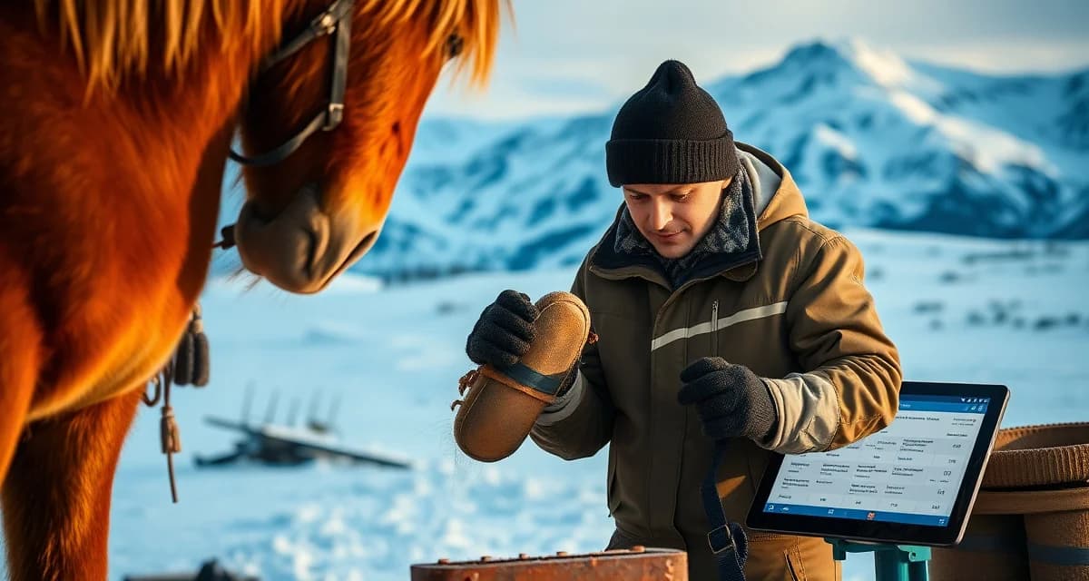 Farrier scheduling software for Alaska's remote horse care operations Farrier software helps Alaska-based farriers manage hoof care scheduling in remote, cold conditions with offline-capable tools.