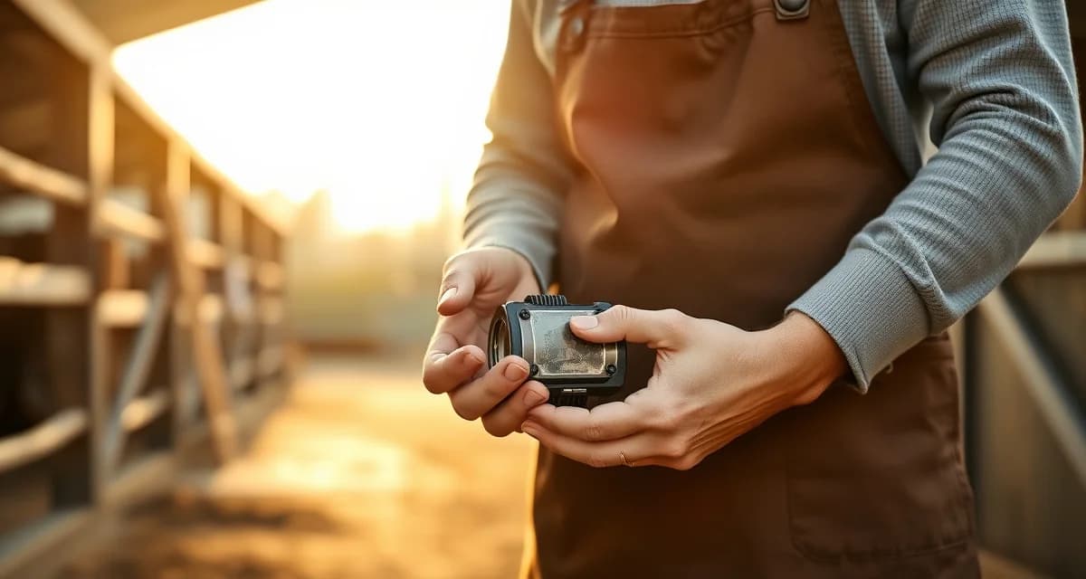 Spring farrier scheduling and hoof care management Professional farrier performing spring hoof assessment and scheduling preparation during peak season appointment surge