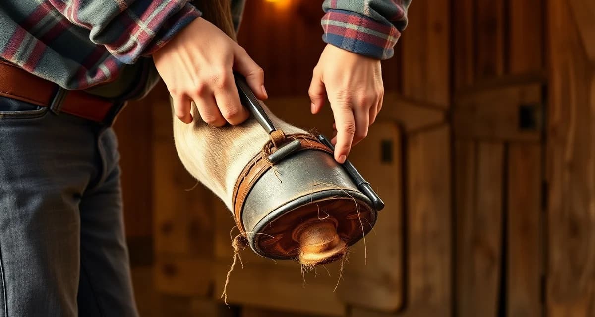 Kansas farrier service rates and hoof care pricing guide Professional farrier charging rates for horseshoe services in Kansas with travel fee considerations for rural areas