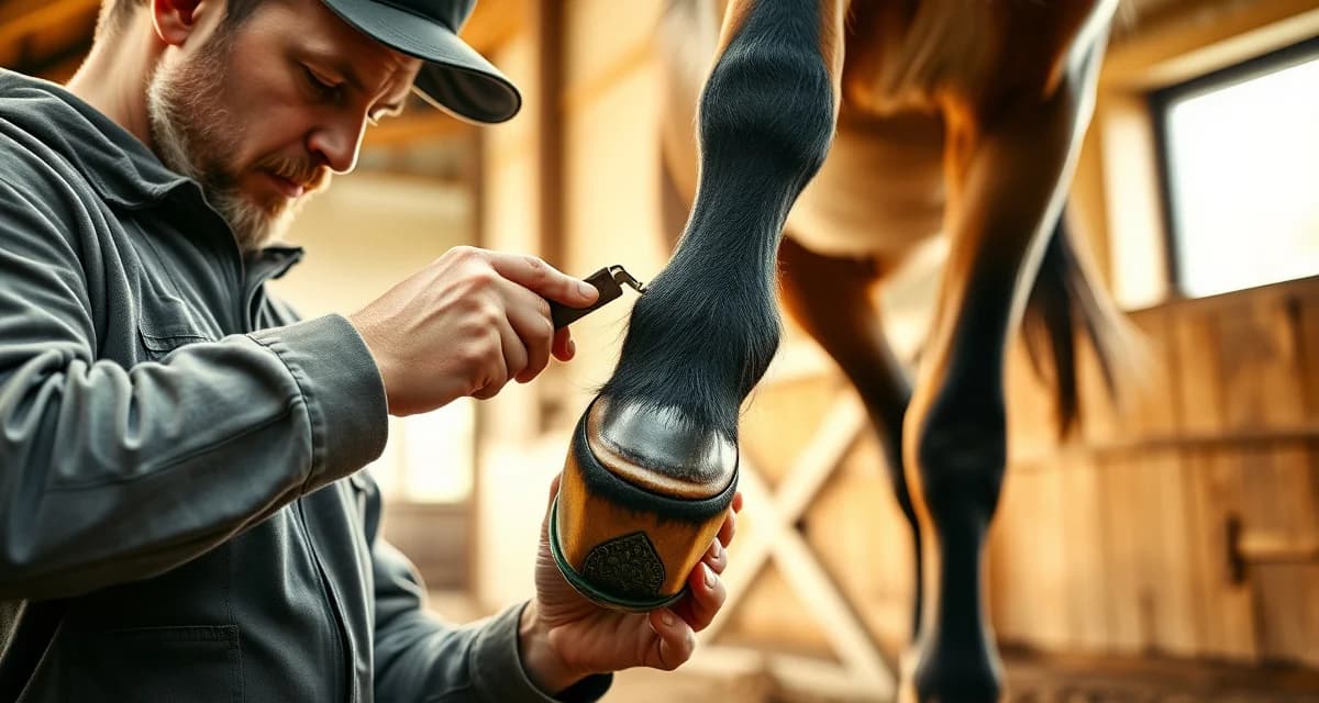 Professional miniature horse hoof trimming care Farrier trimming miniature horse hooves every 4-6 weeks for proper hoof care management and health.