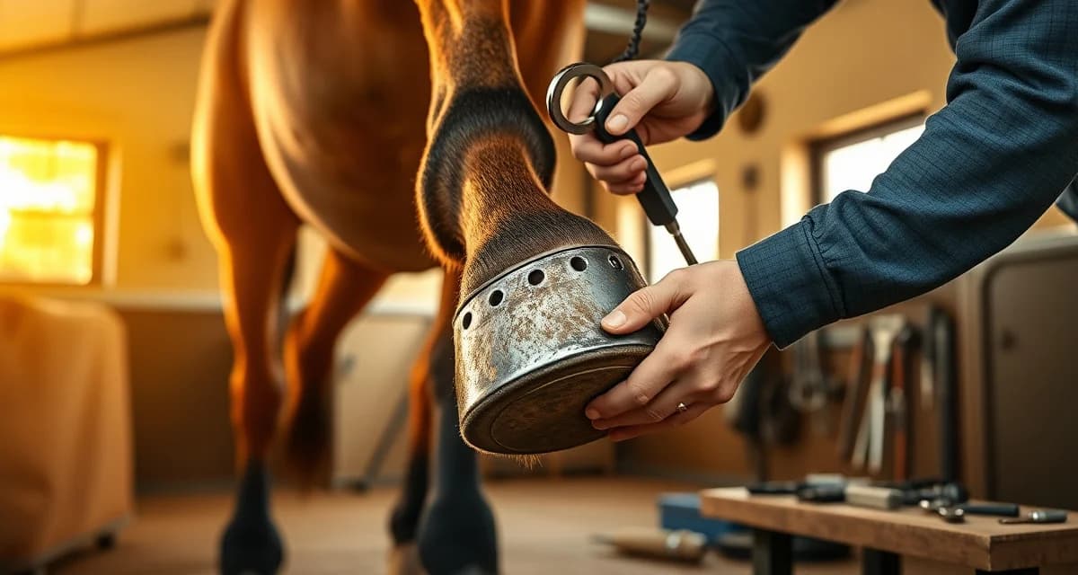 Oklahoma farrier hoof care pricing Professional farrier charging $150-215 for a full set of steel shoes on a horse in Oklahoma