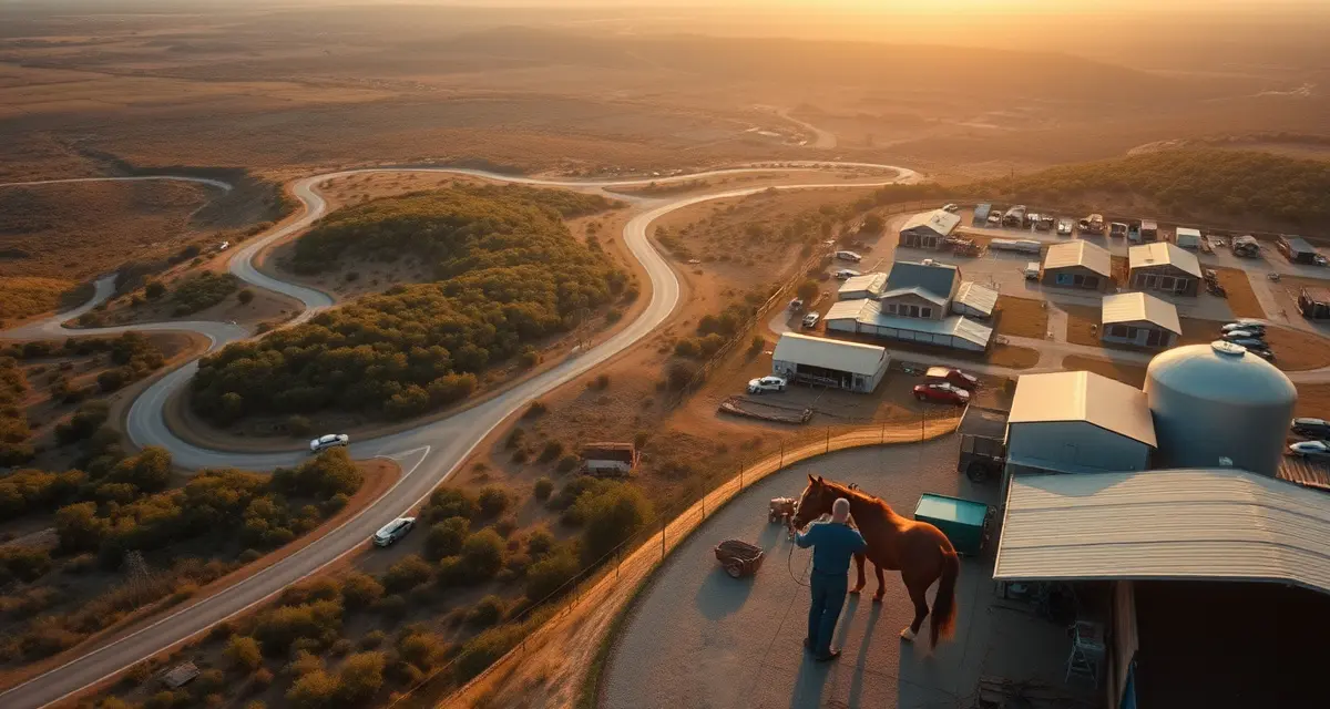 Farrier scheduling across San Antonio's diverse horse communities San Antonio farrier managing horses across Hill Country ranch routes and suburban boarding barns with route optimization app